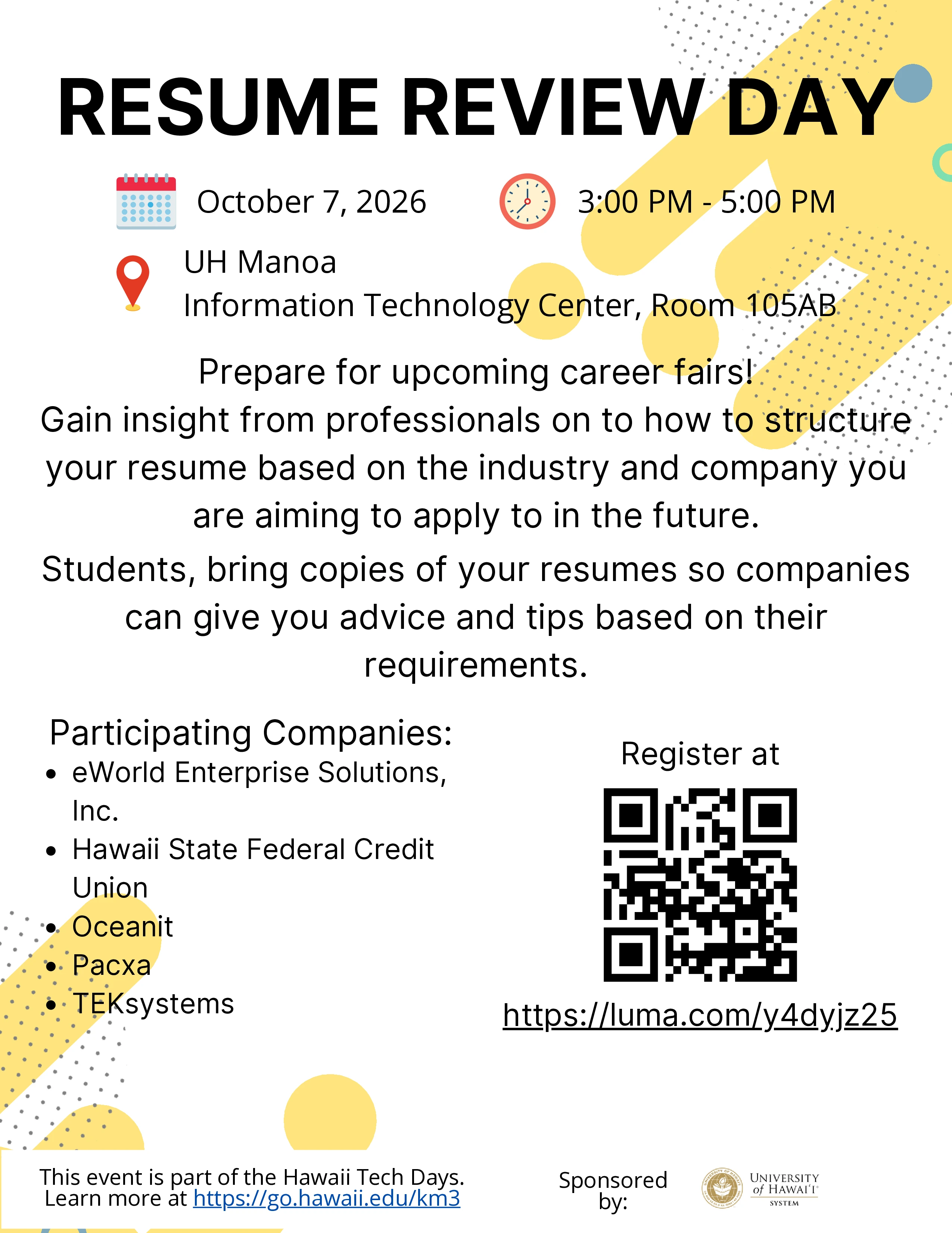 Resume Review Day